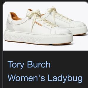 Tory Burch Women's Ladybug White Sneakers